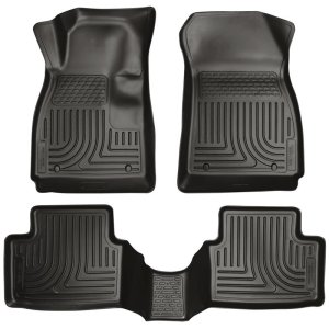 Mazda 6 Floor Liner - Front & 2nd Seat - Husky Liners - WeatherBeater - Black - 2014